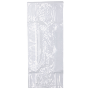 Clear (Natural Color) LDPE Poly (No Venting Holes) - 6"x3"x15" - 1000 Bags - 0.80 mil - Clear - LDPOLY6315WF