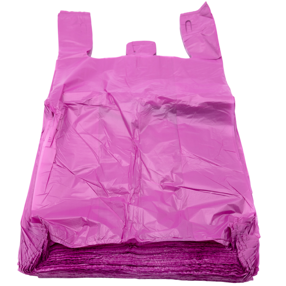 Custom Printed HDPE Plastic T-Shirt Style Bag - 11.5 x 6.5 x 21 -  Pharmacy Automation Supplies