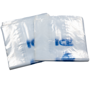 LDPE Ice Bags - 18"x36" - 250 Bags - 3.0 mil - Clear - 50LBICELDWF