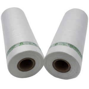 Clear (Natural Color) Produce Rolls (HDPE) - 12"X20" - 2400 Bags - 11 microns - Clear - CWPROD122024WF