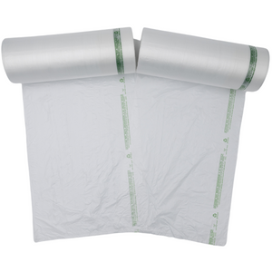 Clear (Natural Color) Produce Rolls (HDPE) - 12"X20" - 1000 Bags - 17 microns - Clear - CWPROD122024WF17M-HD