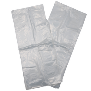 Clear (Natural Color) LDPE Poly (No Venting Holes) - 10"x8'x24" - 500 Bags - 1.0 mil - Clear - LDPOLY10824WF