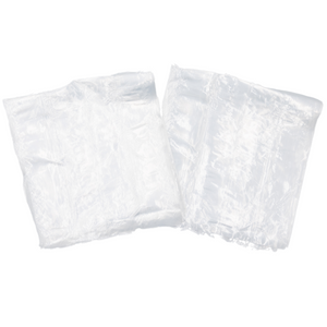 Clear (Natural Color) LDPE Poly (No Venting Holes) - 8"x4"x18" - 1000 Bags - 0.90 mil - Clear - LDPOLY8418WF-HD