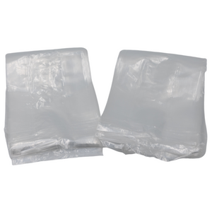 Clear (Natural Color) LDPE Poly (No Venting Holes) - 4"x2"x12" - 1000 Bags - 0.95 mil - Clear - LDPOLY4212WF