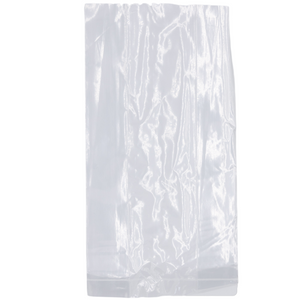 Clear (Natural Color) LDPE Poly (No Venting Holes) - 4"x2"x8" - 1000 Bags - 0.95 mil - Clear - LDPOLY428WF