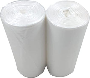 Clear (Natural Color) HDPE Coreless Trash Liners - 24"x33" - 1000 Bags - 9 microns - Clear - TL24339MWF - Source Direct Inc - 