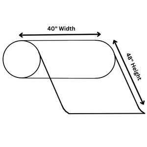 Source Direct Clear (Natural Color) HDPE Coreless Trash Liners - 43"x48" - 200 Bags - 15 microns - Clear - TL434816MWF