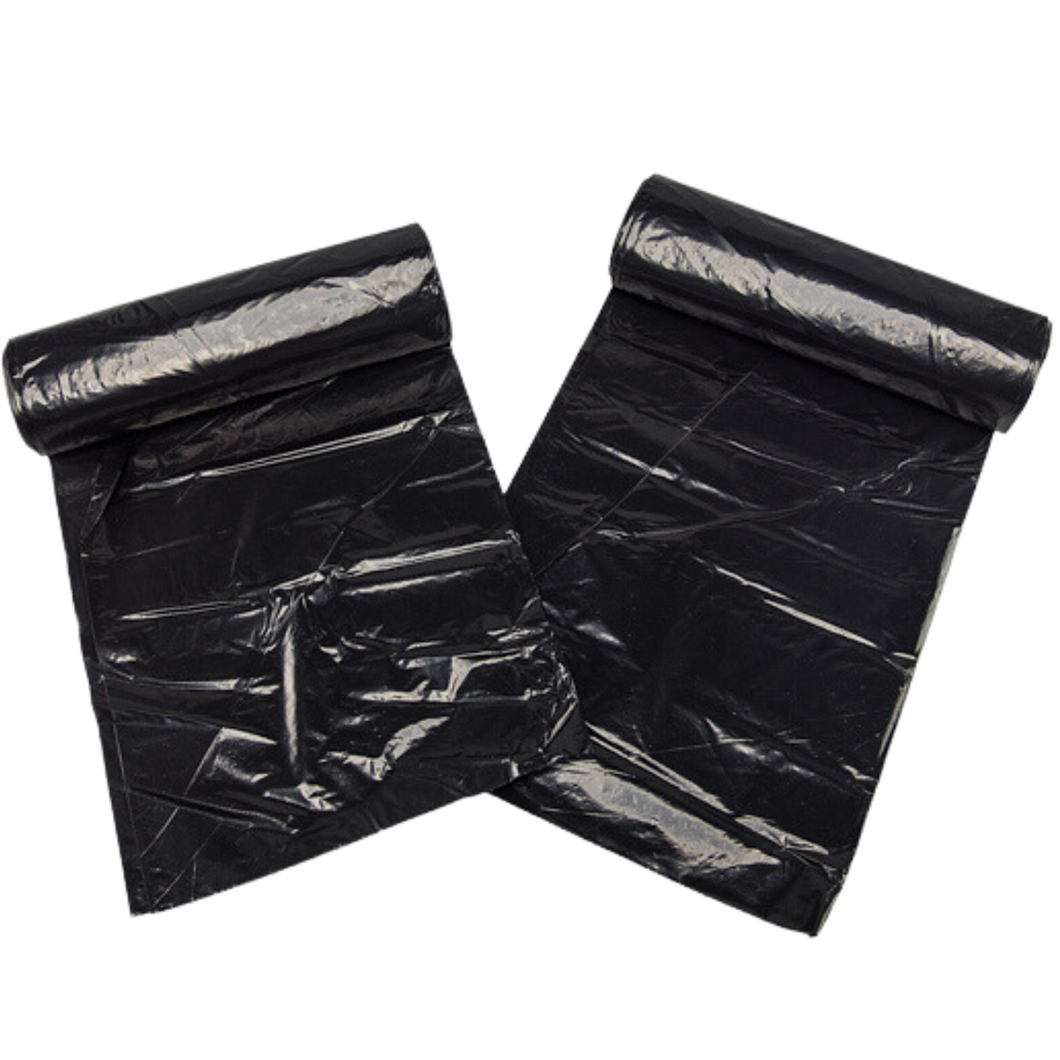 Black LDPE Coreless Trash Bags - 36