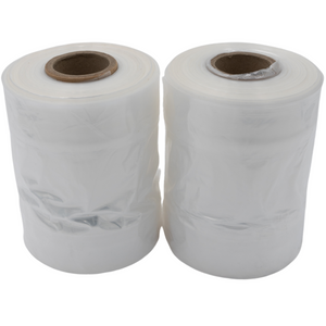 Clear (Natural Color) LDPE Poly Bag On A Roll - 8" x 4" x 18" - 1000 Bags - 1.0mil - Clear - SDPOLY8418ROLLWF
