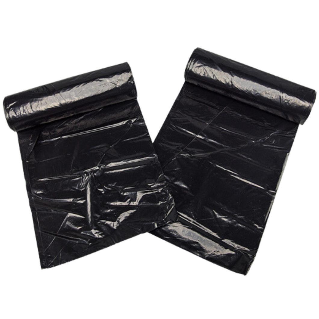 Source Direct - Black LDPE Coreless Trash Bags - 24