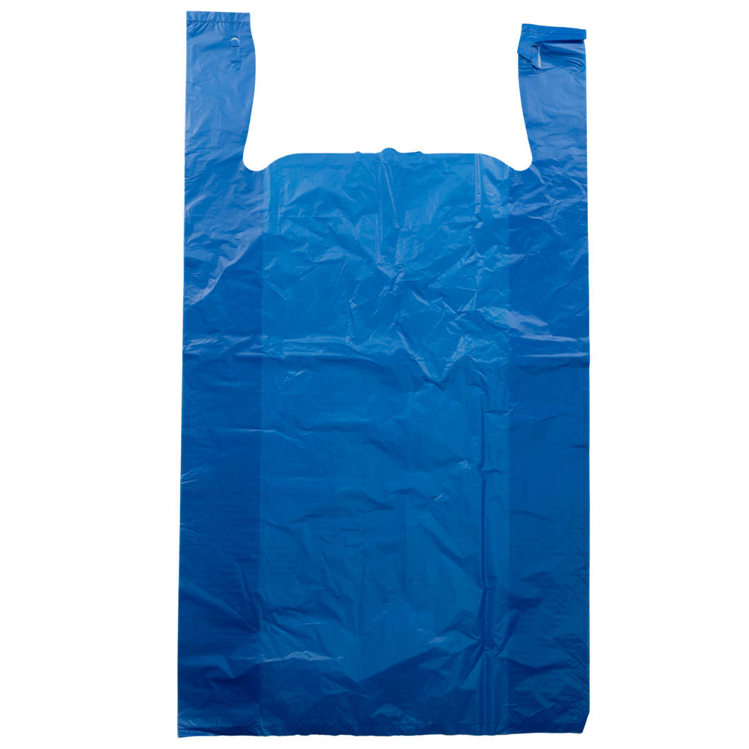 Colored Unprinted HDPE T-Shirt Bags - 18