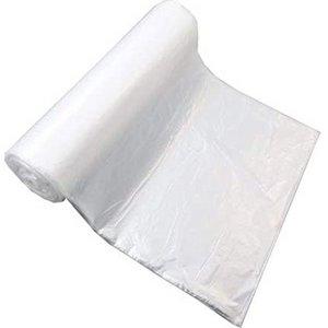 Clear (Natural Color) HDPE Coreless Trash Liners - 40"x48" - 250 Bags - 14 microns - Clear - TL404814MWF