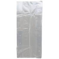 Source Direct - Clear (Natural Color) LDPE Poly Vented Bags (With Venting Holes) - 8