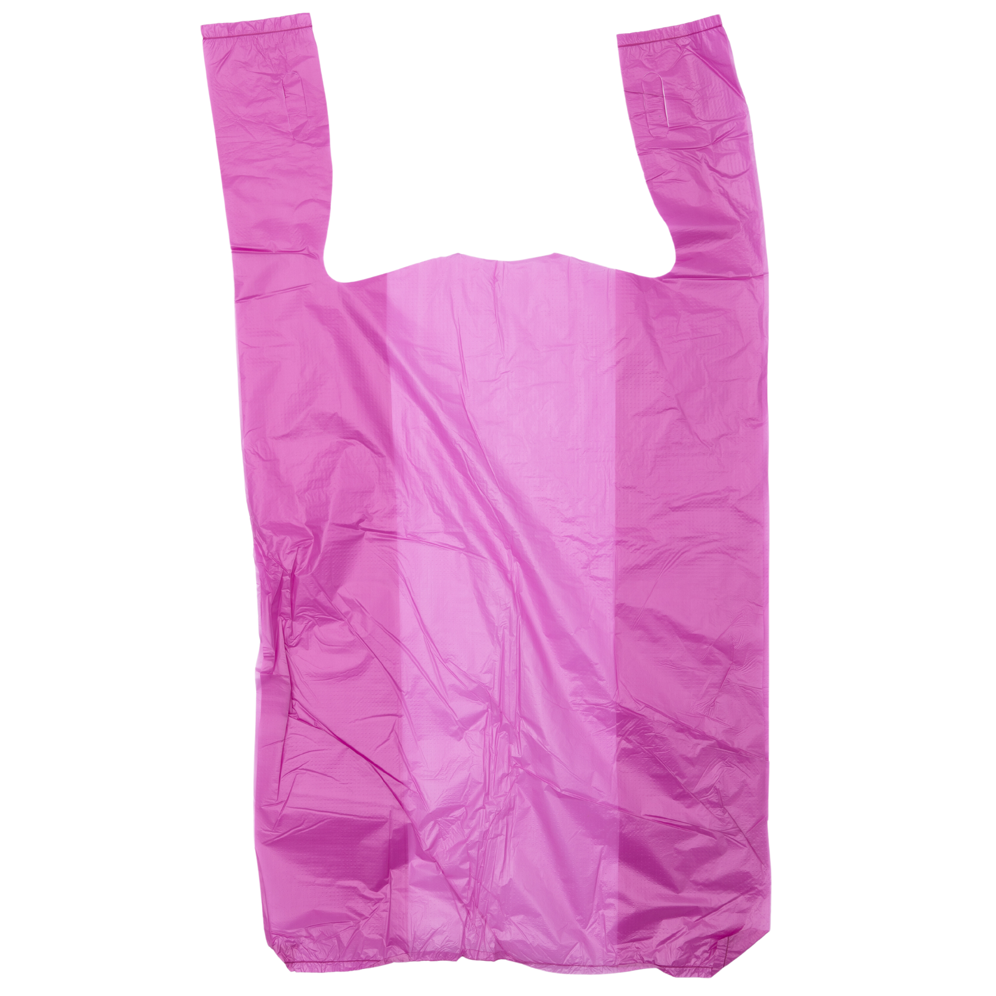 Custom Printed HDPE Plastic T-Shirt Style Bag - 11.5 x 6.5 x 21 -  Pharmacy Automation Supplies