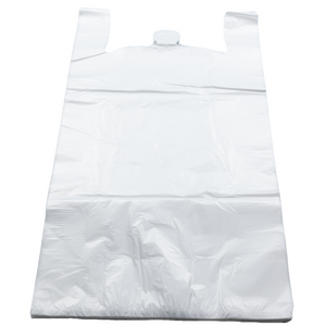 Clear Natural Color T-Shirt Bags - 20"X10"X36" - 200 Bags - 22 microns - Clear - CLRHD201036