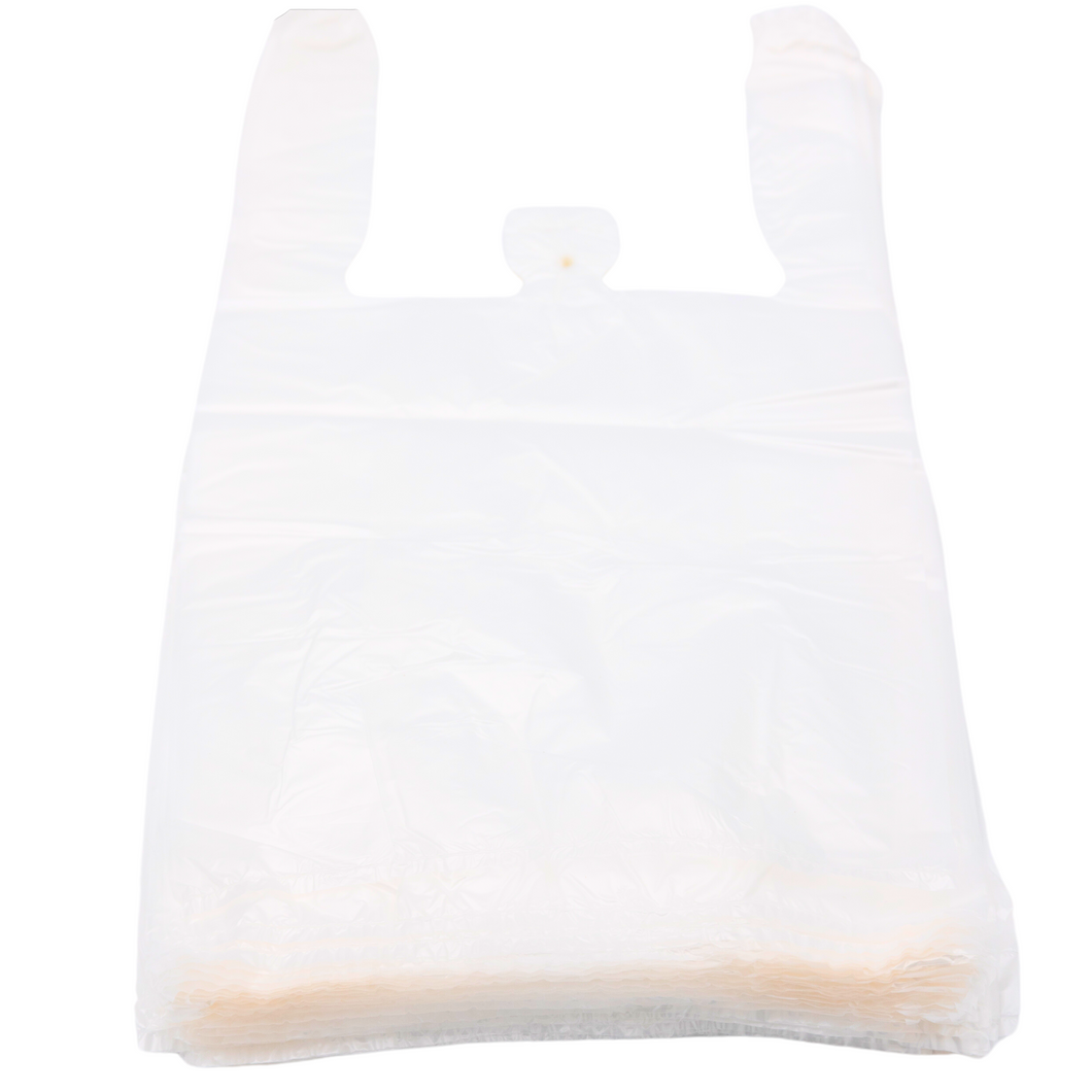 Clear Natural Color T-Shirt Bags - 1/10 BBL 8