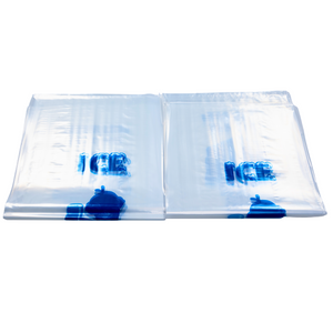 LDPE Ice Bags - 14"x27" - 250 Bags - 2.30 mil - Clear - 20LBICELDWF-250