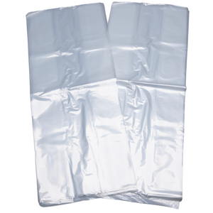 Clear (Natural Color) LDPE Poly (No Venting Holes) - 12"x8'x30" - 250 Bags - 1.45 mil - Clear - LDPOLY12830WF