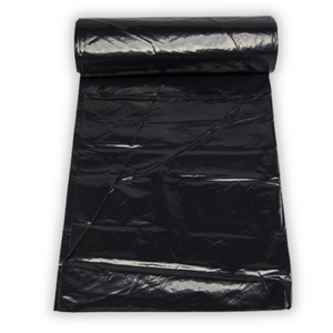 Source Direct - Black LDPE Coreless Trash Bags - 24"x33" - 500 Bags - 0.6 mil - Black - 243306MBLKLDTL