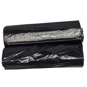 Source Direct - Black LDPE Coreless Trash Bags - 24"x33" - 500 Bags - 0.6 mil - Black - 243306MBLKLDTL