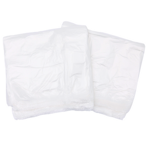 Clear Natural Color T-Shirt Bags - 1/8 BBL (10"X5"X18") - 1000 Bags - 13 Micron - Clear - CLR1058BBL13M