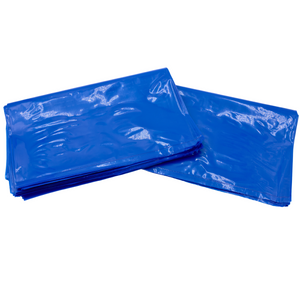 LDPE Die Cut Merchandies Bags - 12"x15" - 500 Bags - 1.5 mil - Blue - 1215DCBLUE