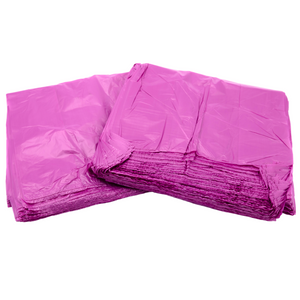Easy Open - Colored Unprinted HDPE T-Shirt Bags - 1/6 BBL 11.5"X6"X21" - 1000 Bags - 13 microns - Burgandy - LOOP-BURG-EO
