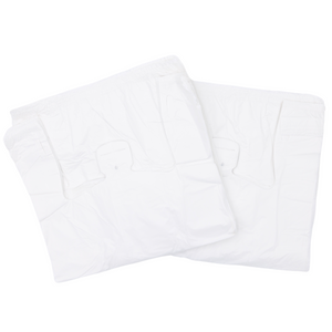 White Unprinted HDPE T-Shirt Bags - 1/6 BBL 11.5"X6"X21" - 1000 Bags - 13 microns - White - LOOP-WHITE-EO