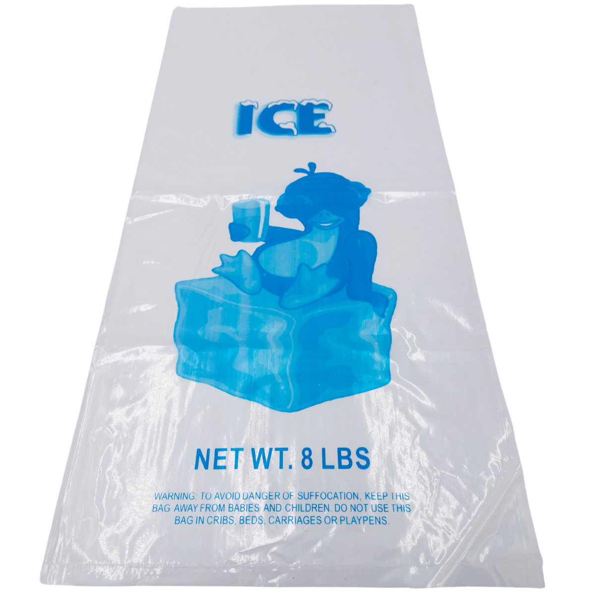 Source Direct - LDPE Ice Bags - 10"x22" - 500 Bags - 1.35 mil - Clear ...