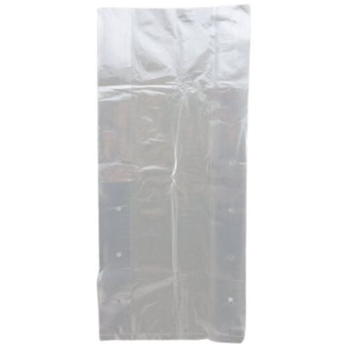 Clear (Natural Color) LDPE Poly Vented Bags (With Venting Holes) - 10