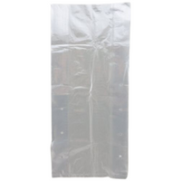 Source Direct - Clear (Natural Color) LDPE Poly Vented Bags (With Venting Holes) - 10