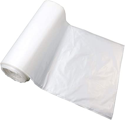Clear (Natural Color) HDPE Coreless Trash Liners - 24