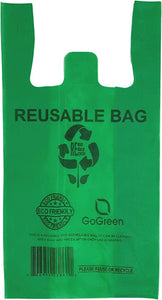 Green PP Non Woven Reusable Bags - 1/8 BBL 10