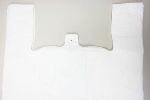White Unprinted HDPE T-Shirt Bags - 20"X10"X36" - 250 Bags - 18 microns - White - 100SJXL201036 - Source Direct Inc - 
